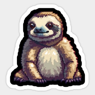 Pixel Sloth Sticker